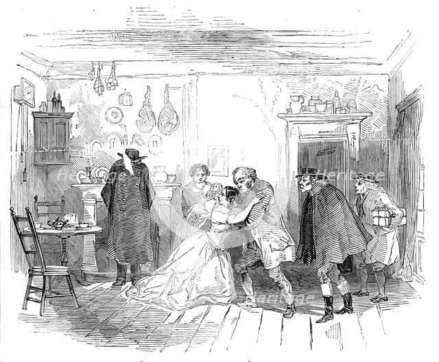 Scene from "The Cricket on the Hearth", at the Lyceum Theatre, 1845. Creator: Unknown.