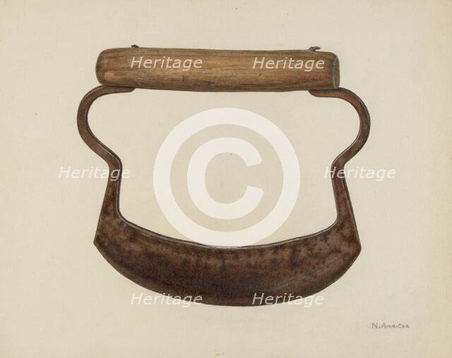 Chopping Knife, c. 1941. Creator: Nicholas Amantea.