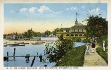 The casino, Excelsior, Lake Minnetonka, Minneapolis, Minnesota, USA, 1915. Artist: Unknown