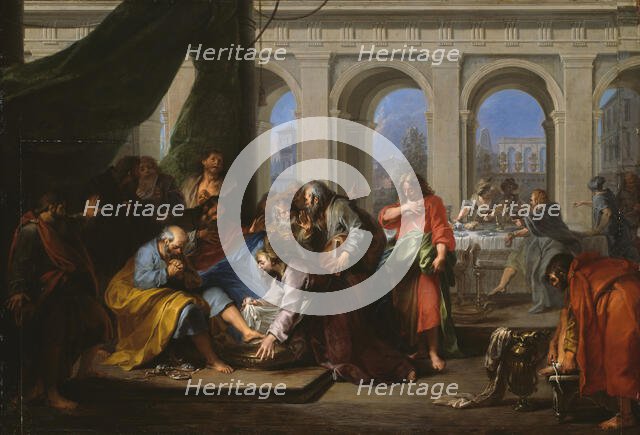 Christ Washing the Feet of His Disciples, 1720/30. Creator: Nicolas Bertin.