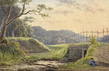 Landscape with bridge, 1792-1861. Creator: Georgius Jacobus Johannes van Os.