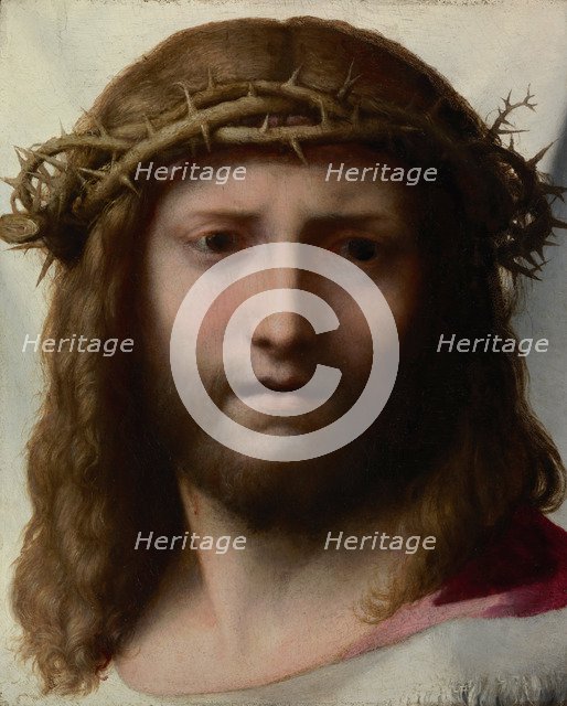 Head of Christ, 1525-1528. Artist: Correggio (1489-1534)