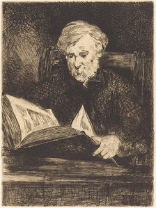 The Reader (Le liseur), 1861. Creator: Edouard Manet.