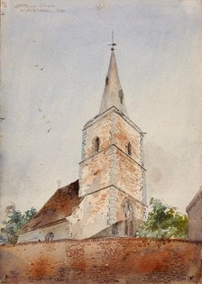 St. Peters Church, Cambridge, England, 1880. Creator: Cass Gilbert.