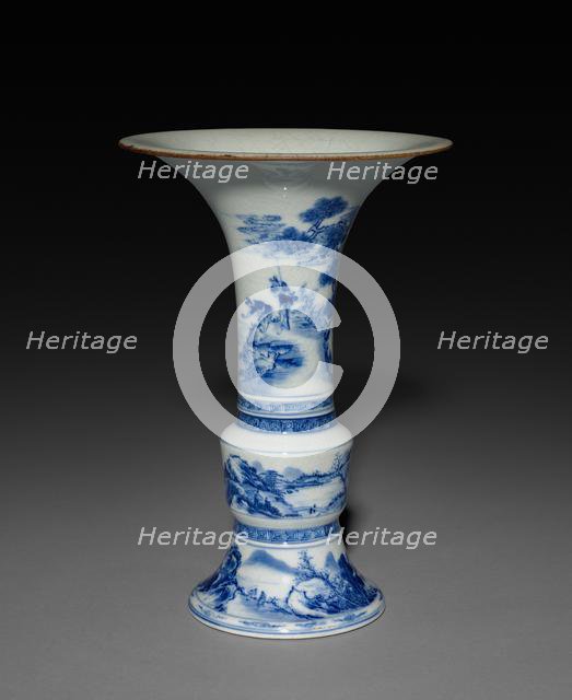 Bottle Vase, 1723-1735. Creator: Unknown.