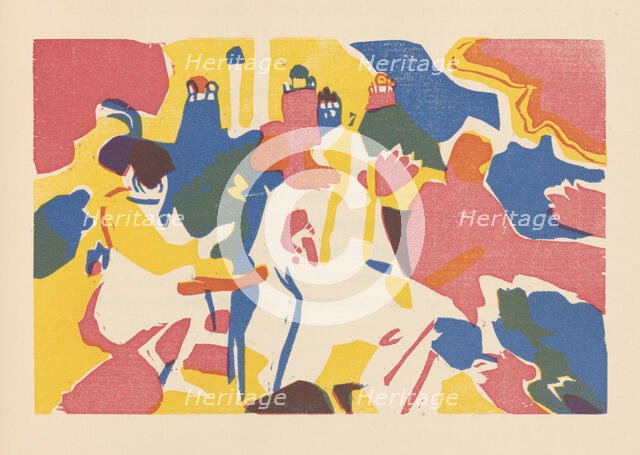 Oriental (Orientalisches). From Klänge (Sounds) , 1913. Creator: Kandinsky, Wassily Vasilyevich (1866-1944).