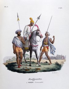 Rajputs', 1828. Artist: Marlet et Cie