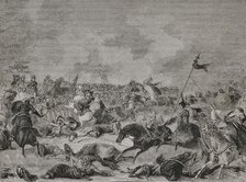 Napoleonic Wars: Battle of Mount Tabor (16 April 1799), 1879. Creator: Adolphe François Pannemaker.