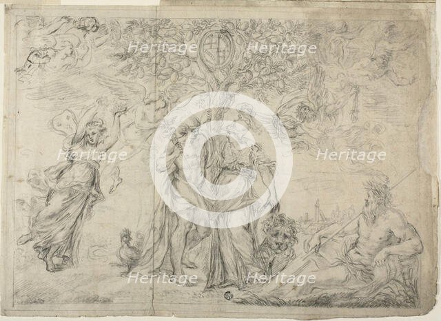 An Allegory of Bologna, 1630/39. Creator: Alessandro Algardi.