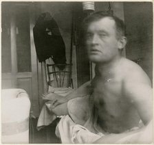 Self-Portrait "à la Marat", 1908. Creator: Munch, Edvard (1863-1944).