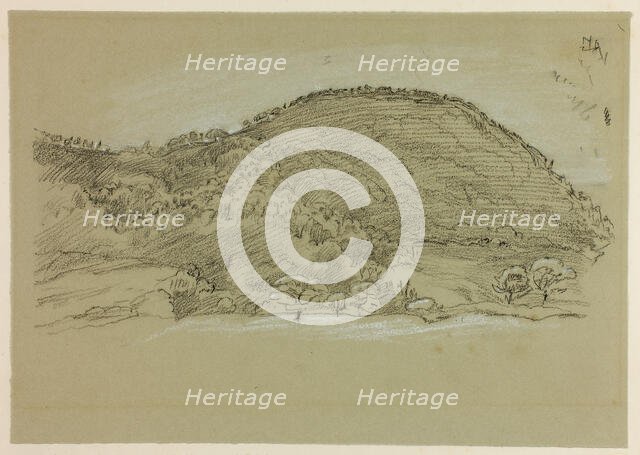 Walking Through the Fields, July 25, 1868. Creator: John Linnell the Elder.