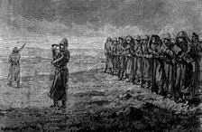 The Transvaal War: with the Natal Field Force - an outlying picket at dawn, 1881.  Creator: Unknown.