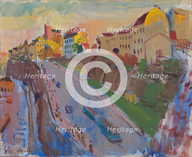 Katarinavägen, 1935. Creator: Isaac Grunewald.