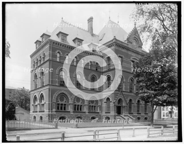 Peabody Museum, Yale College, between 1900 and 1906. Creator: Unknown.