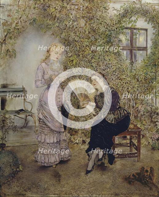 The girlfriends, 1880/1882. Creator: Anton Romako.