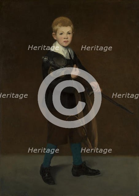 Boy with a Sword, 1861. Creator: Edouard Manet.