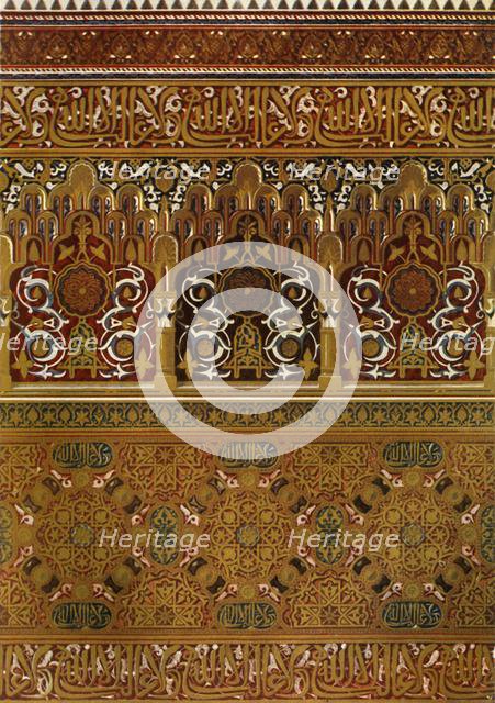 'Details of the upper part of "Lindaraja's" Balcony', 1907. Creator: Unknown.