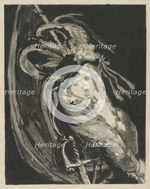 Standard Bearer, 1893. Creator: Henri de Groux (Belgian, 1867-1930); Andre Marty.