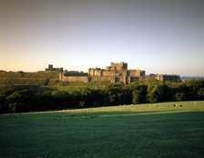 Dover Castle, Kent, viewed from the north-east, 1996.  Artist: J Richards