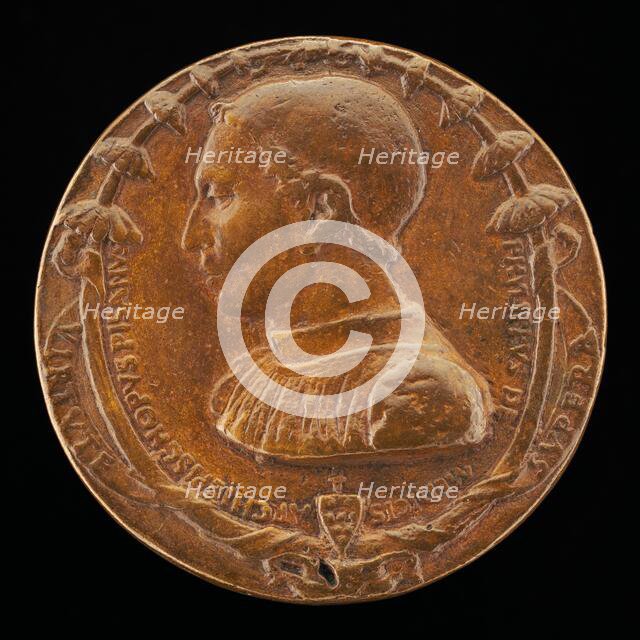 Filippo de' Medici, Archbishop of Pisa, 1462-1474 [obverse]. Creator: Bertoldo di Giovanni.