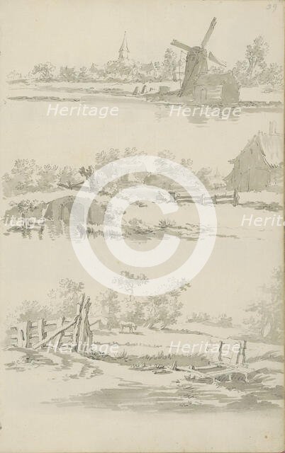 Landscapes with water, c.1780-c.1800. Creator: Bernhard Heinrich Thier.