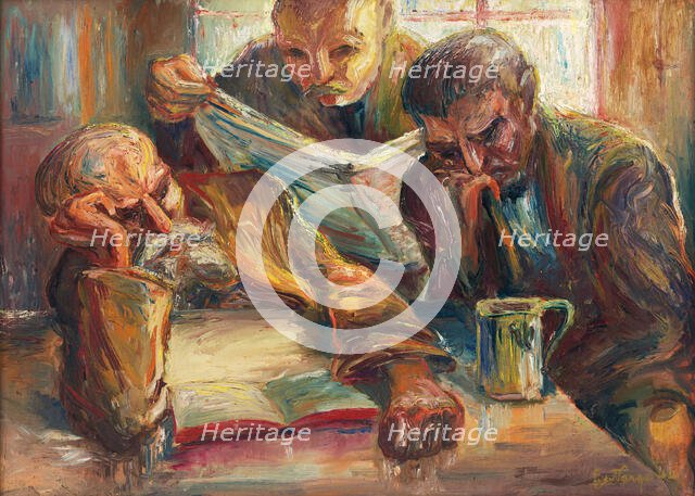 At the bar, 1944. Creator: Ludovít Varga.