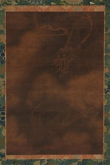 A dragon and clouds, Ming dynasty, 1368-1644. Creator: Unknown.