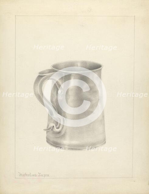 Silver Mug, c. 1938. Creator: Nicholas Zupa.