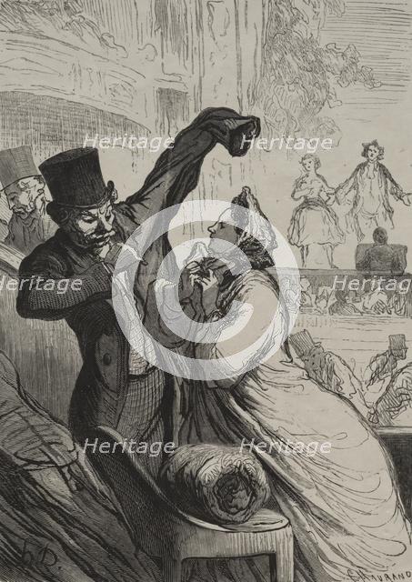 The Theatre: The Last Scene. Creator: Honoré Daumier (French, 1808-1879).