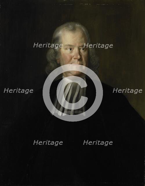 Portrait of the Physician Herman Boerhaave, Professor at the University of Leiden, 1735. Creator: Cornelis Troost.