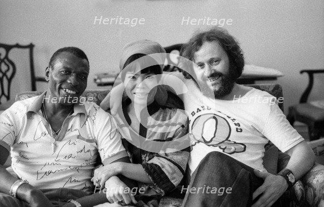 Stan Britt and Elvin Jones, London, 1977. Artist: Brian O'Connor.