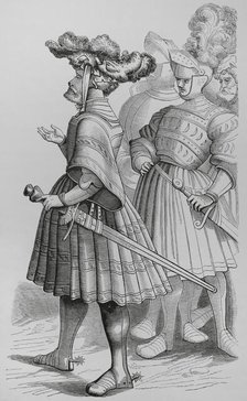 German Knights, 15th century, (1878). Creator: Unknown.