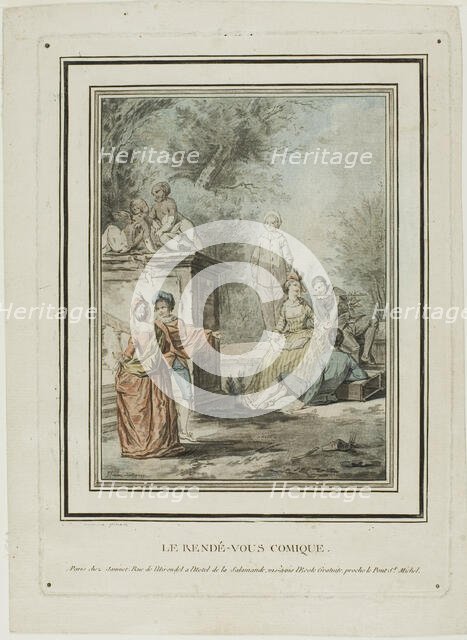 The Comic Rendevous, n.d. Creator: Jean Francois Janinet.