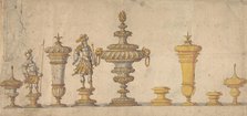 Studies for Decorative Arts Objects, 17th century. Creator: Anon.