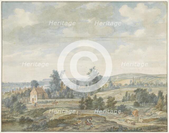 View of Middachten and Animals, 1776. Creator: Aert Schouman.