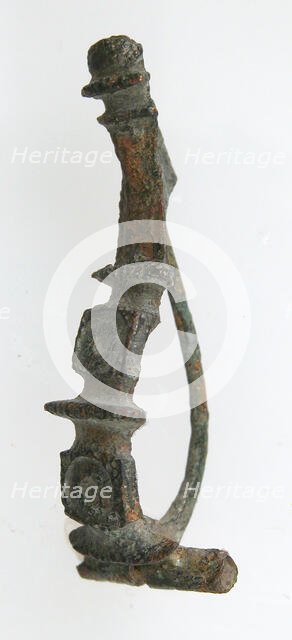 Bow Brooch, Late Roman, 3rd century. Creator: Unknown.