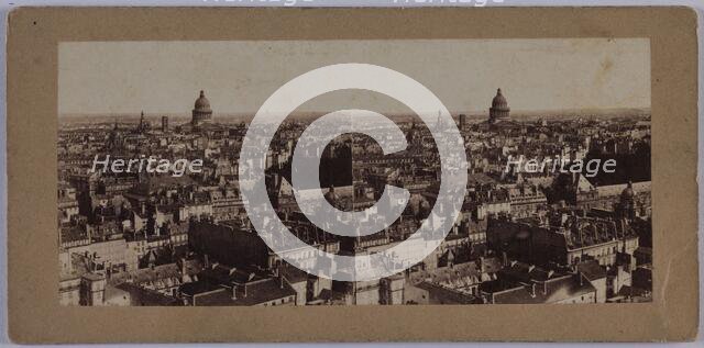 Panorama of the Pantheon, Paris, between 1855 and 1865. Creator: Unknown.