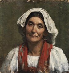 Old Provençal Woman, 1880-1889. Creator: Elin Danielson-Gambogi.