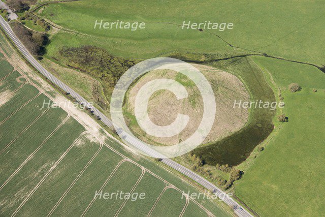 Silbury Hill, near Avebury, Wiltshire, 2018. Creator: Historic England Staff Photographer.