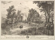 View of Flanders (Veue de Flandre) after the painting in the collection of Madame la Comtesse .... Creator: Pierre Francois Beaumont.