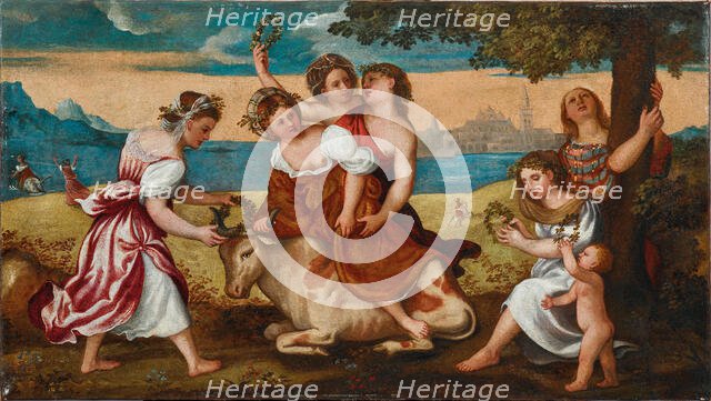 The Rape of Europa. Creator: Ingannati, Pietro degli (ca 1510-ca 1550).