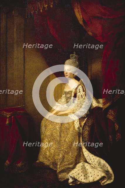 Portrait of Queen Charlotte, 1779. Creator: Sir Joshua Reynolds.