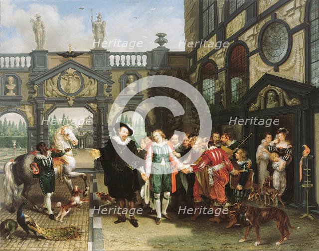 The farewell of Van Dyck, 1814. Creator: Brée, Philippe Jacques van (1786-1871).