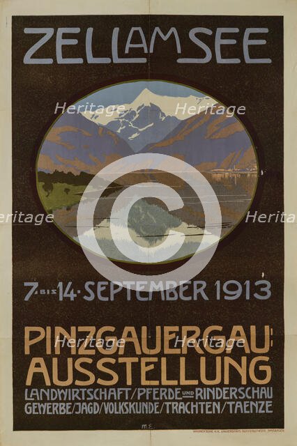 Zell am See - Pinzgauer Gauausstellung, 1913. Creator: Esterle, Max Ritter von (1870-1947).