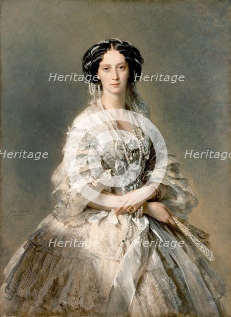 'Portrait of Maria Alexandrovna', 1857. Artist: Franz Xaver Winterhalter