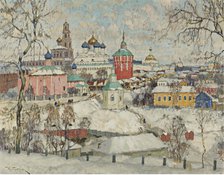 View of the Trinity Lavra of St, Sergius, 1923.
