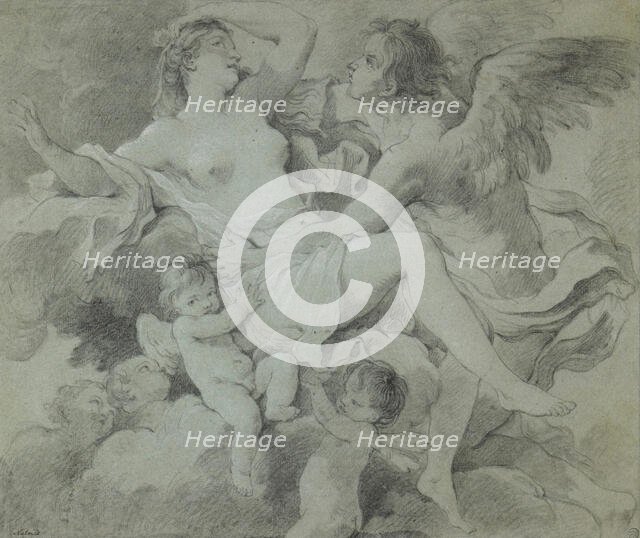 Boreas and Orithyia, about 1741. Creator: Charles-Joseph Natoire.