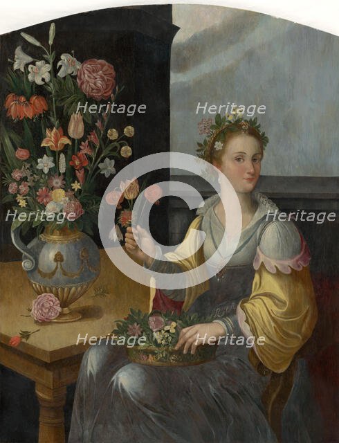 Allegory of Flora, 1580-1600. Creator: Circle of Jan Baptist Saive.