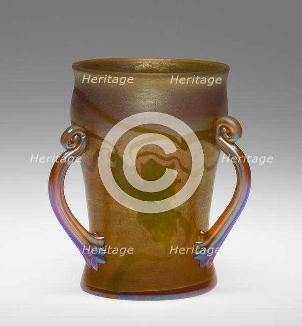Three-Handled Cup, c. 1910-20. Creator: Tiffany Studios (American, 1902-1932).