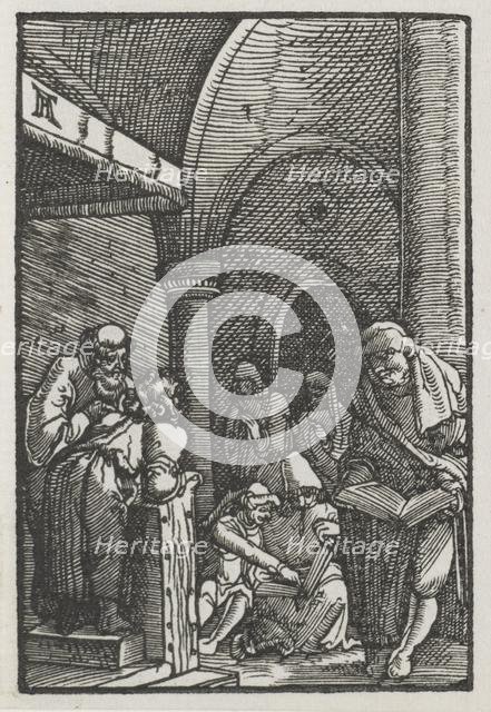 The Fall and Redemption of Man: Christ Disputing with the Doctors, c. 1515. Creator: Albrecht Altdorfer (German, c. 1480-1538).